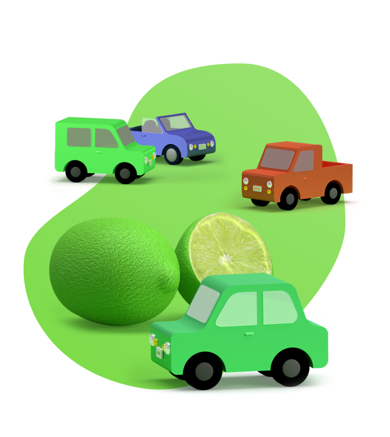 Cartoon cars