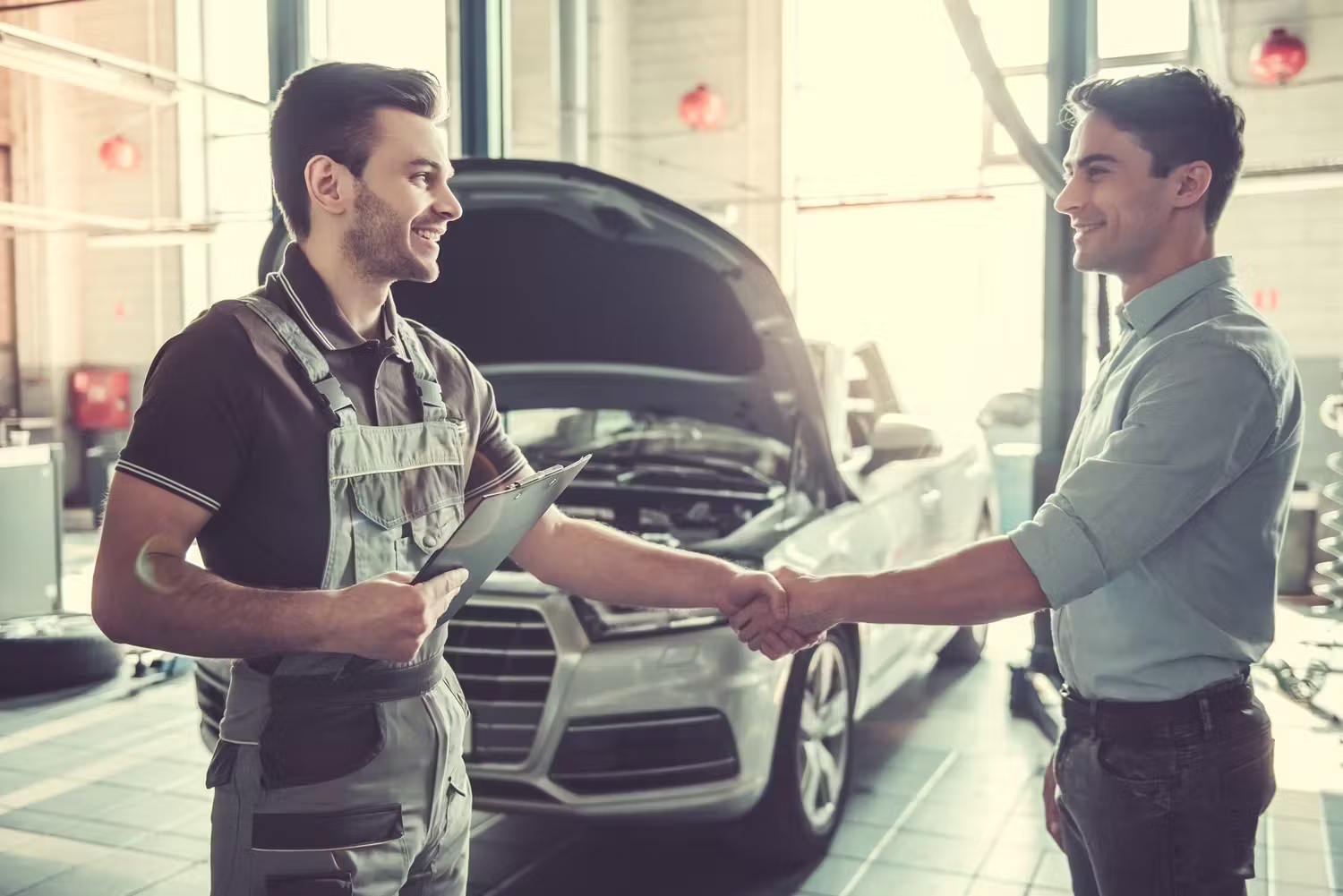 Men shaking hands