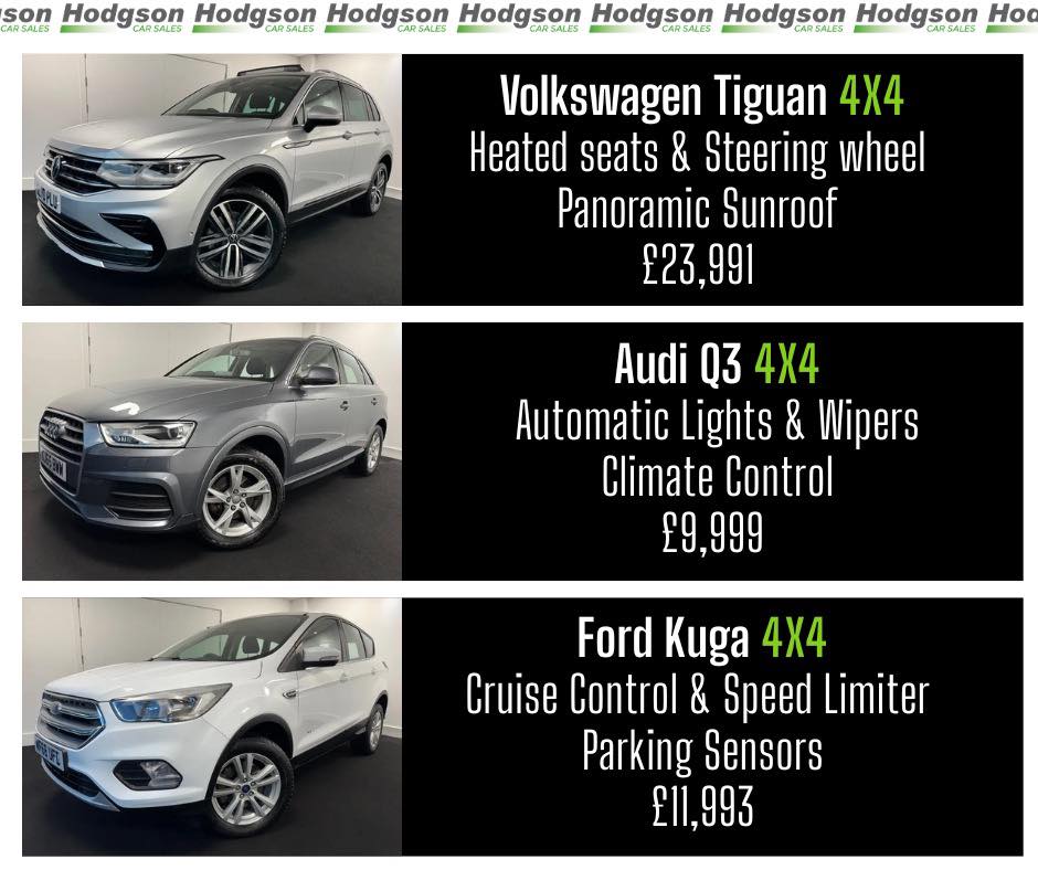 Beat the weather and upgrade to a 4X4, we’ve also got a few more due in that will be added to our website this week