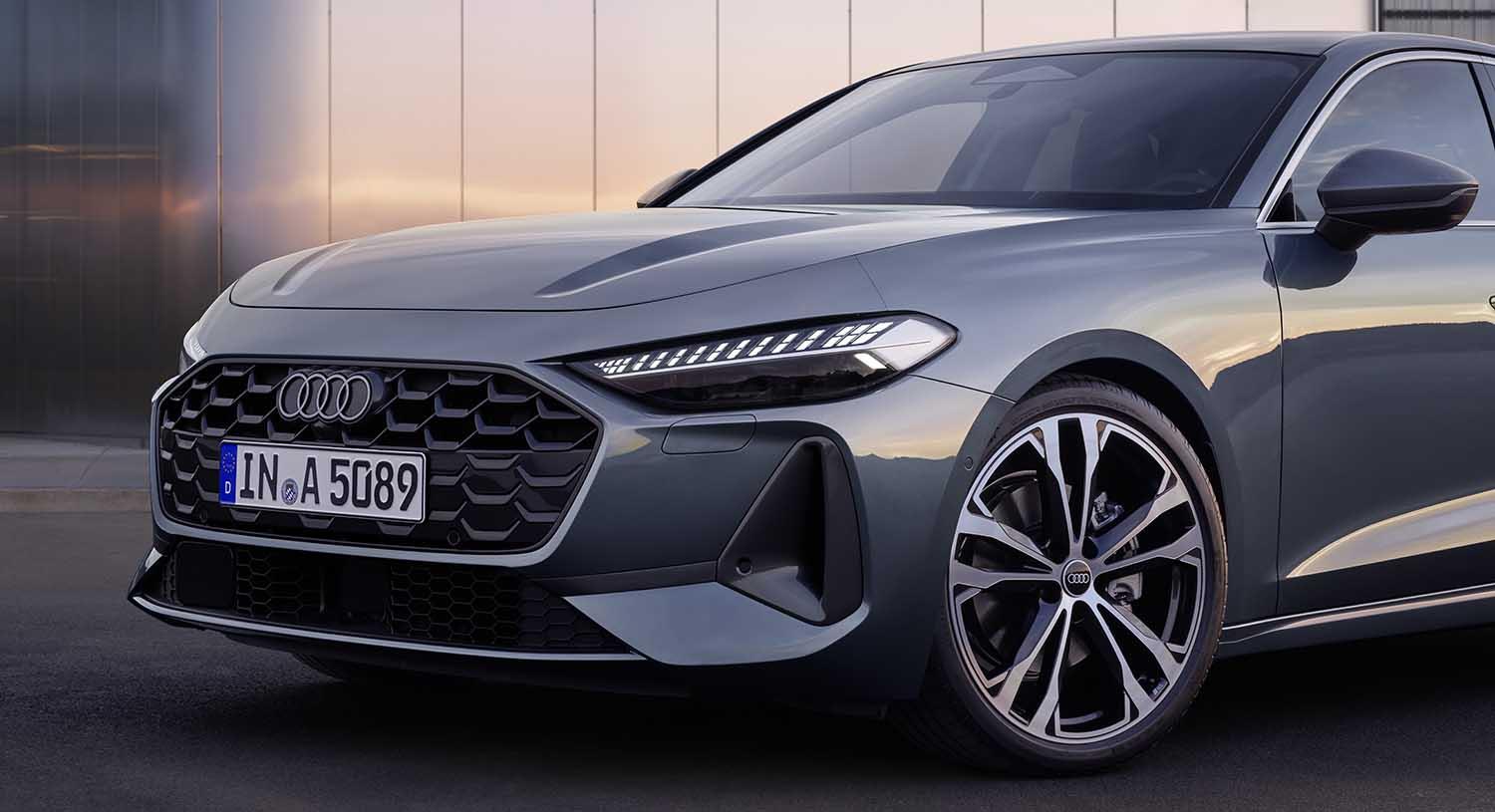 Audi A5 Saloon Front Side View