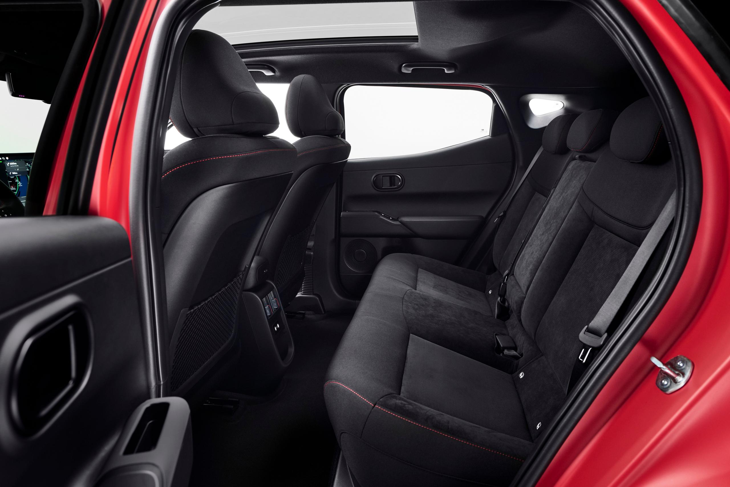 Hyundai IONIQ 3 rear passenger cabin and seats