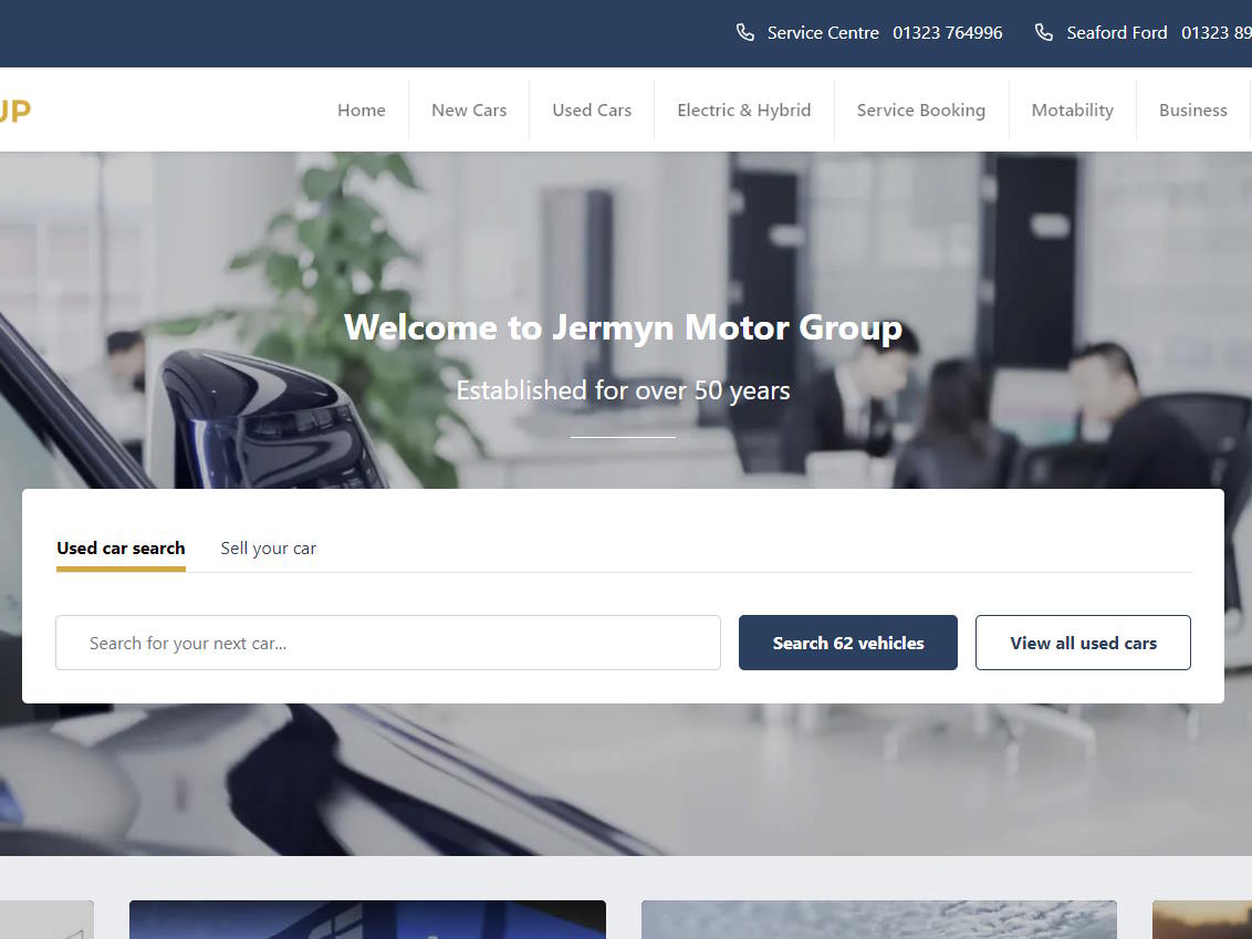 Welcome to our new website