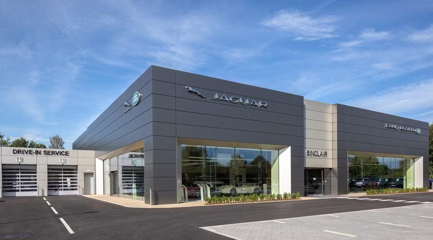 Sinclair Jaguar Land Rover Swansea Showroom