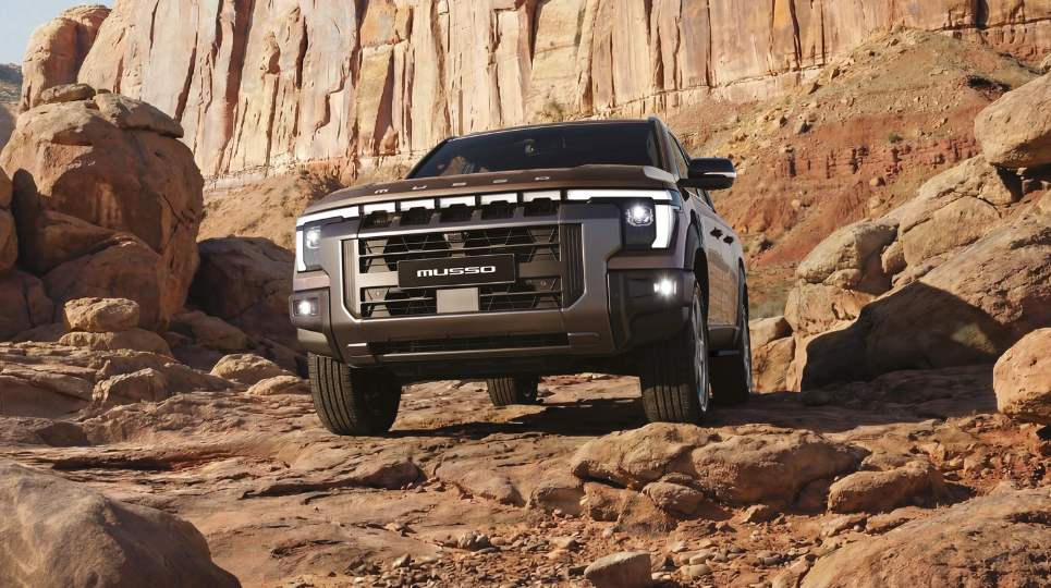 KGM Musso Rhino off-road capability