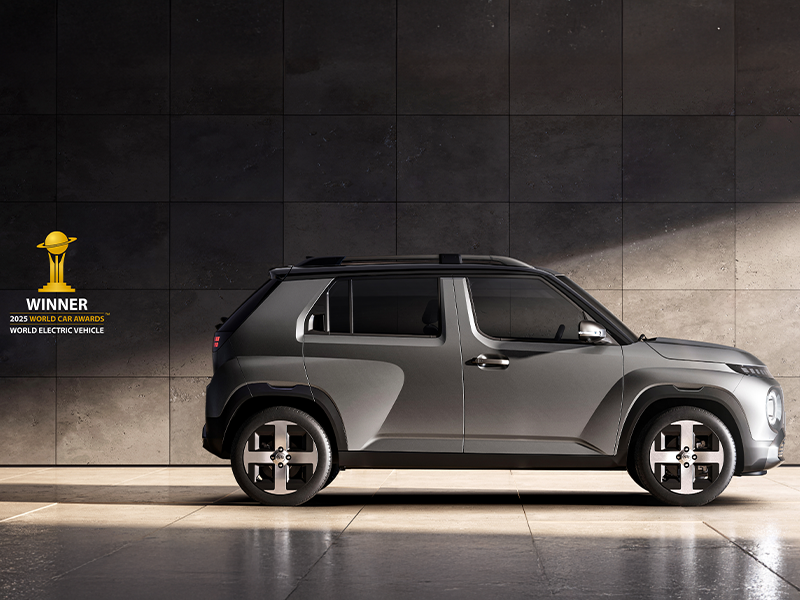 Hyundai INSTER hailed as 2025 World Electric Vehicle