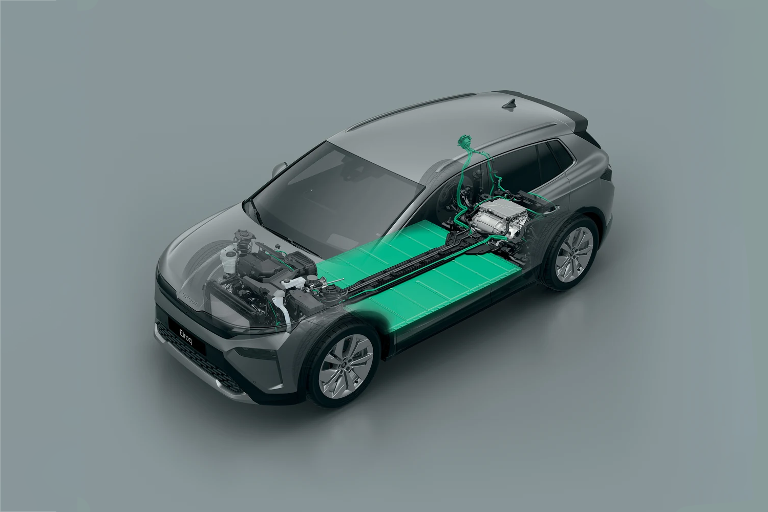 Skoda elroqs internal pictures