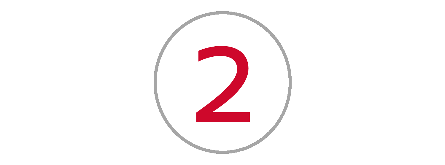 red number 2 in a circle