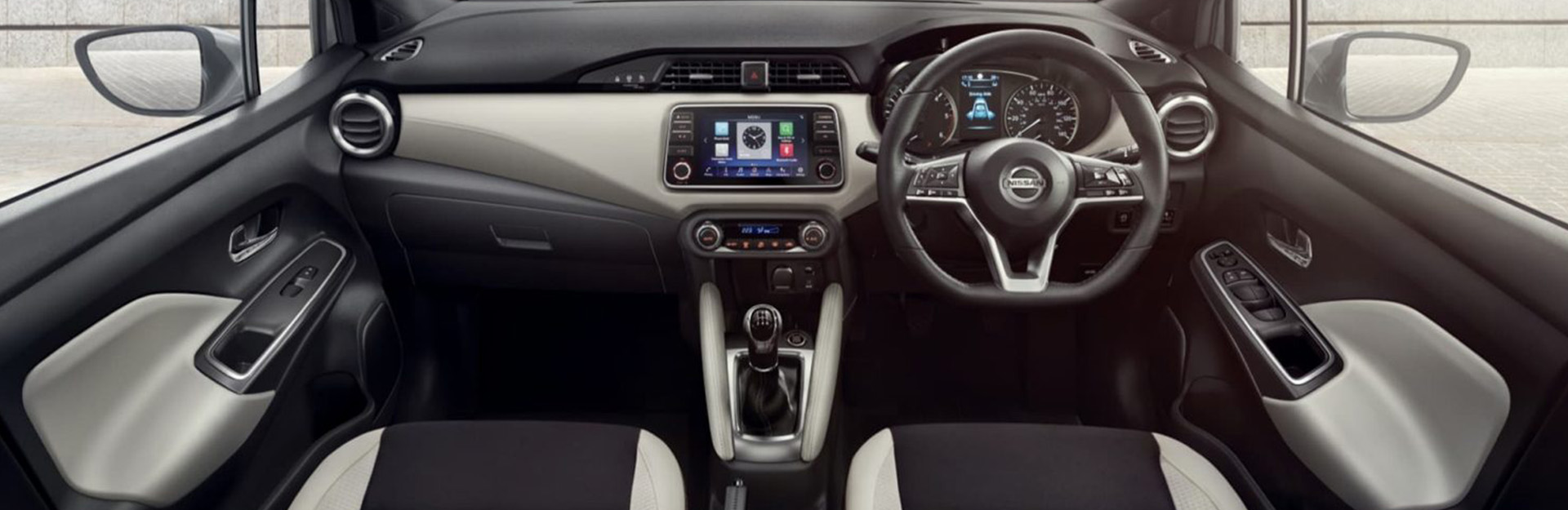 Interior of a Nissan