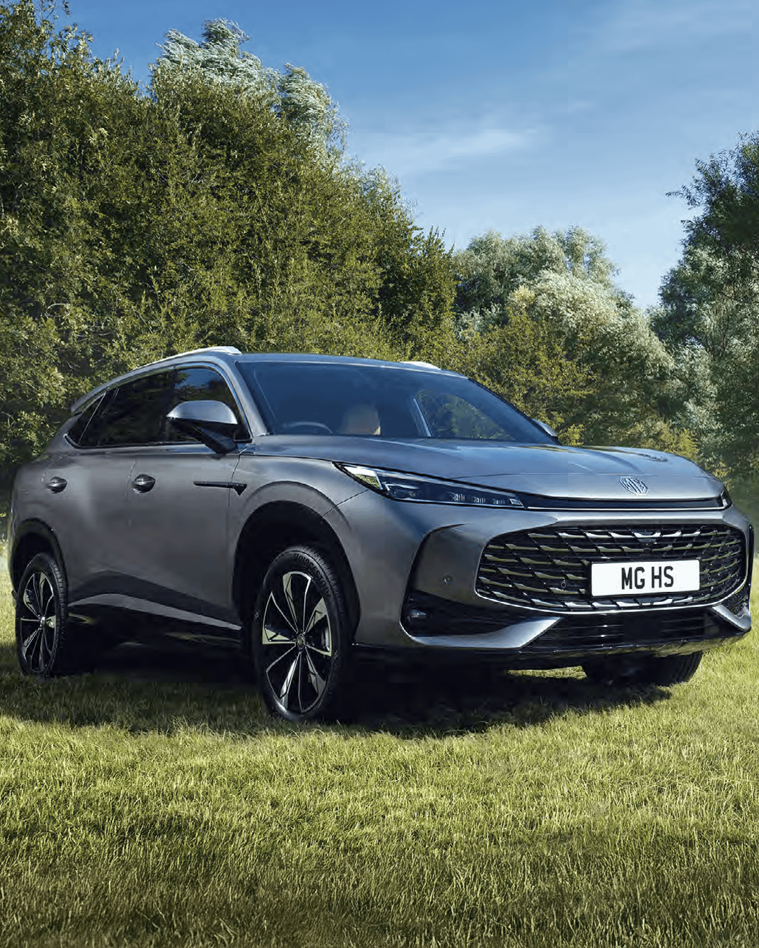 Metallic Grey MG HS Hybrid