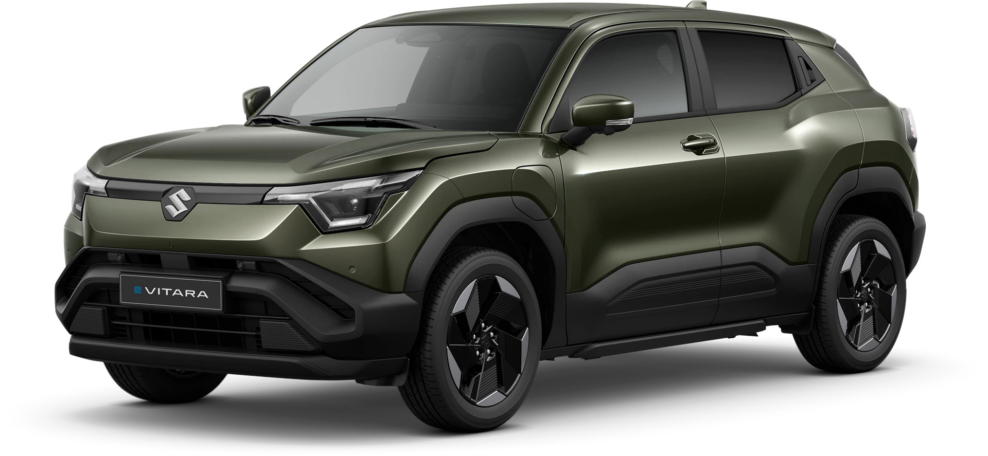 Green Suzuki e-Vitara Motion