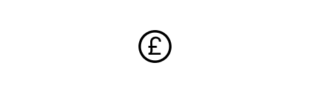 circle with pound icon in