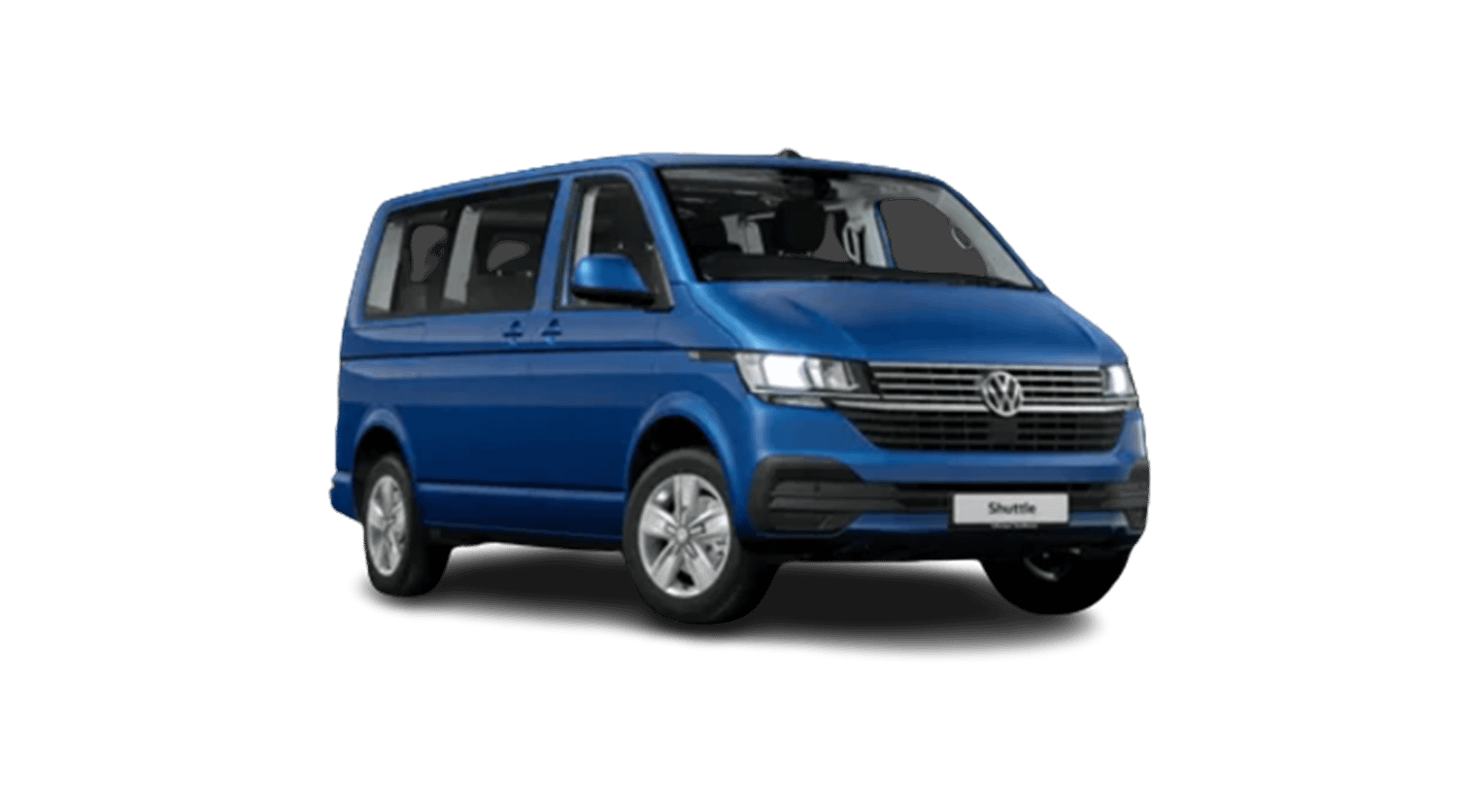 Blue New Volkswagen Transporter Shuttle SE