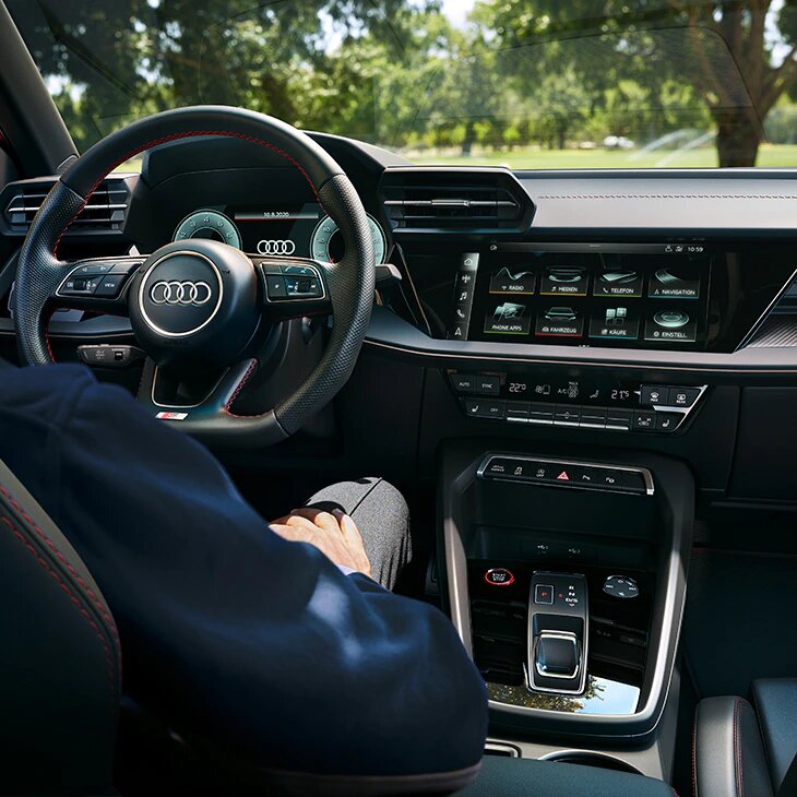 interior of audi s3 saloon