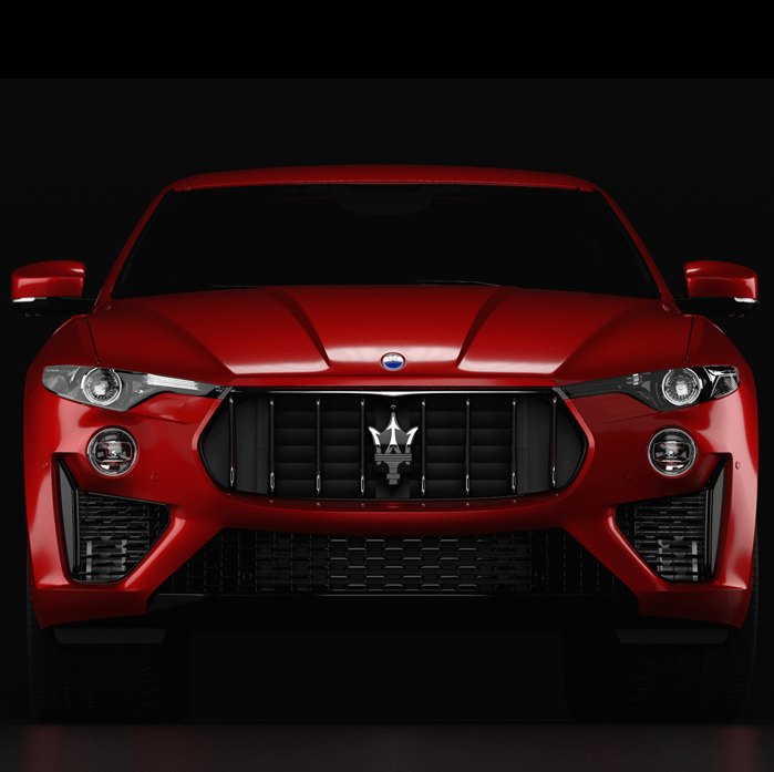 red maserati front view