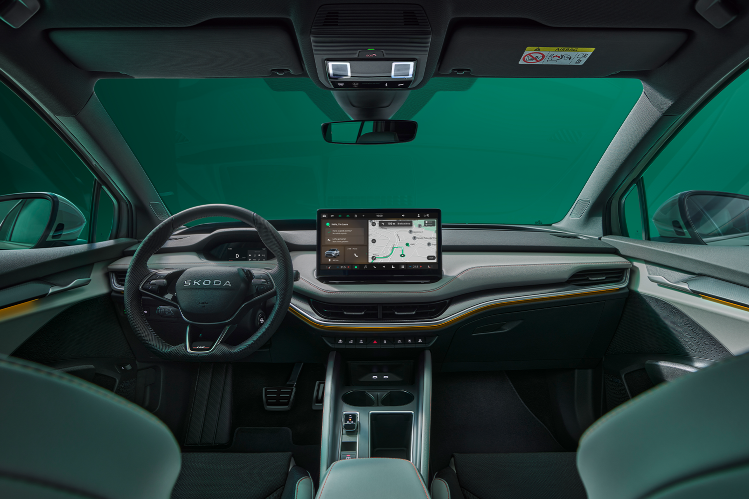 skoda elroq interior image