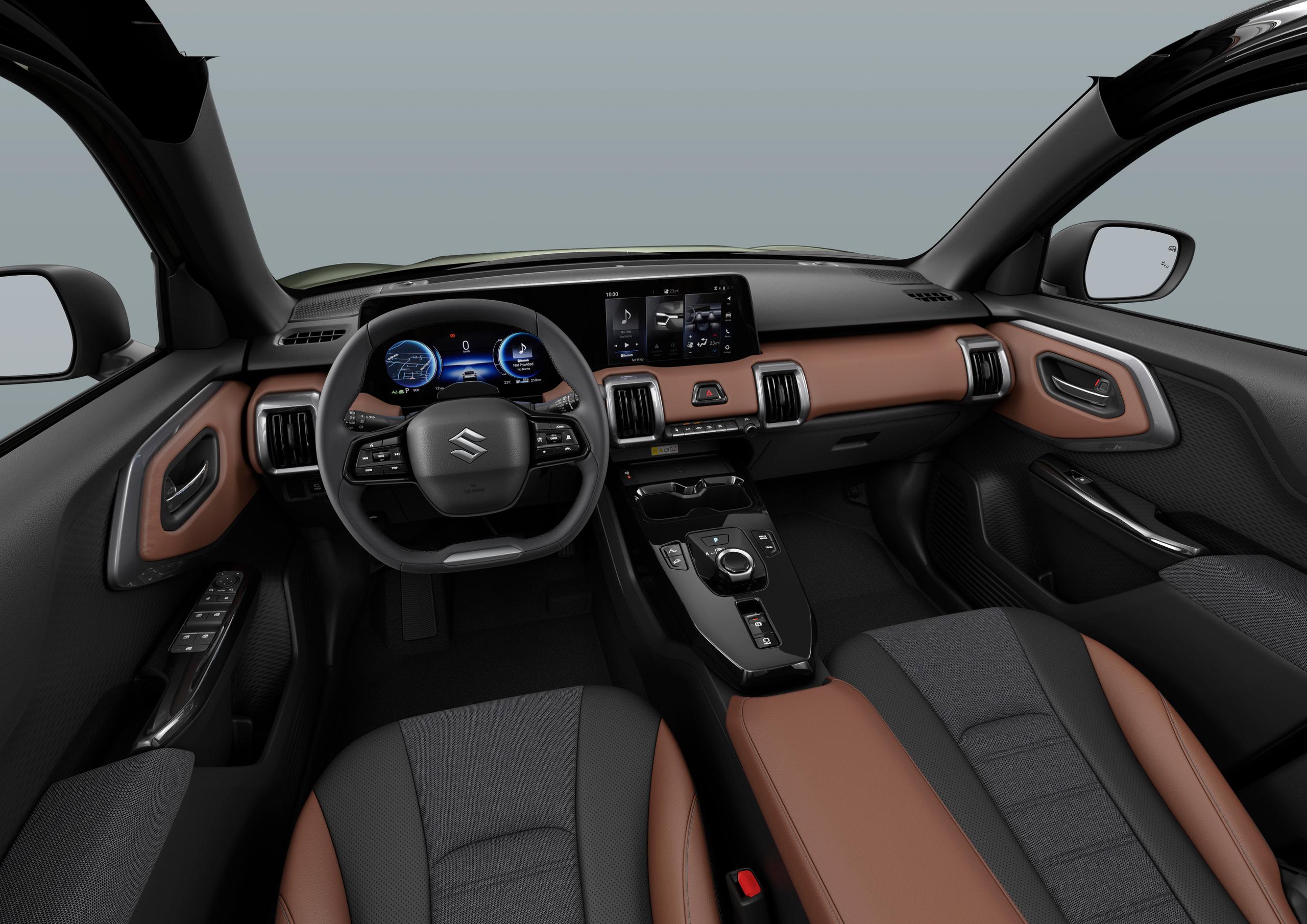 interior of Suzuki e-vitara