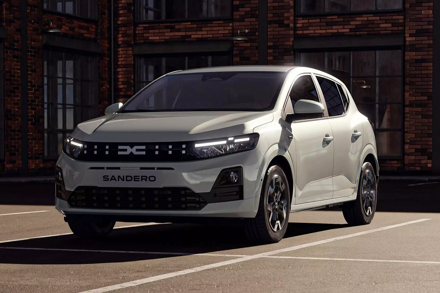 White Dacia Sandero Exterior