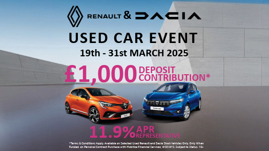 Renault And Dacia Used Car Event