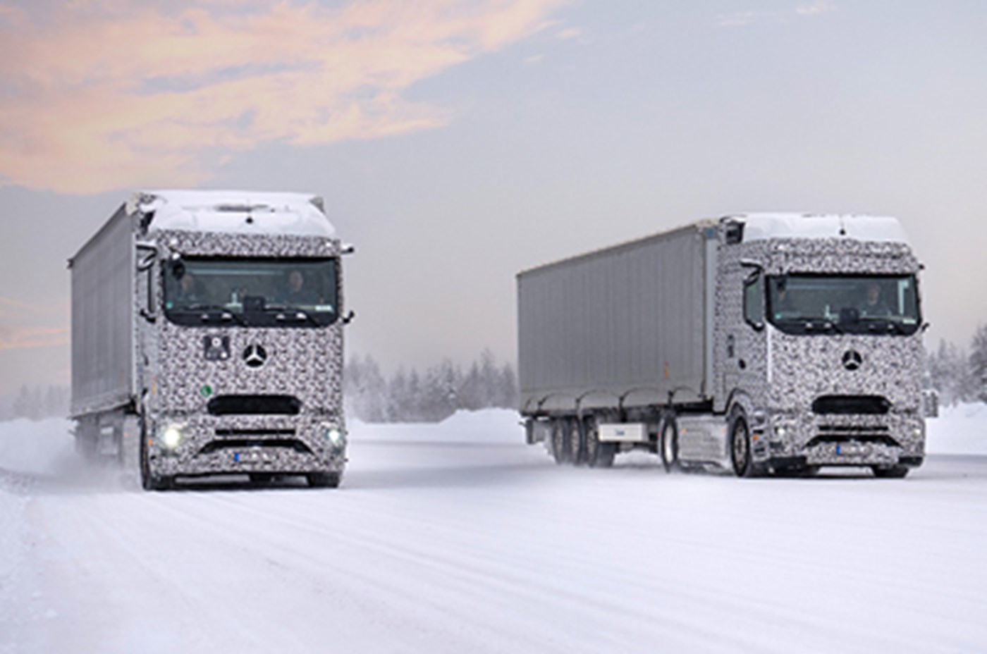Mercedes-Benz Trucks successfully completes final winter trials in Finland of the eActros 600 prior to start of series production