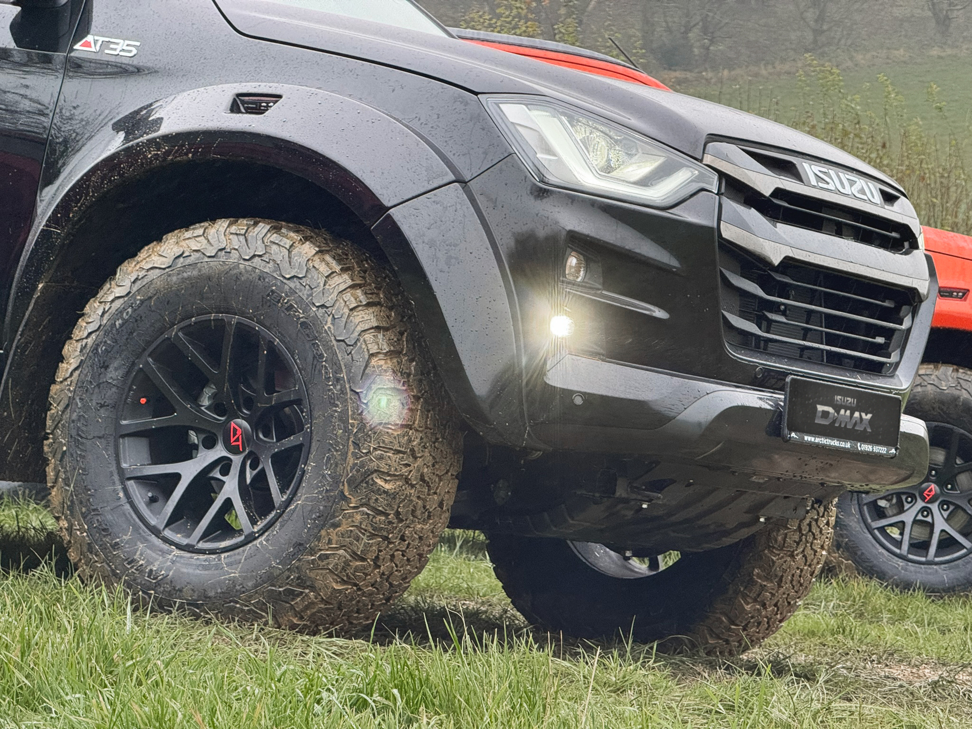 black Isuzu AT35