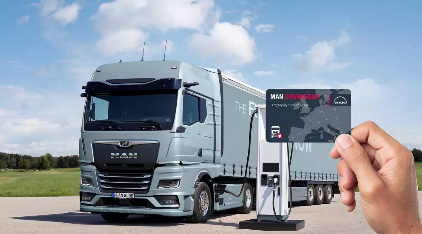 MAN Charge&Go is your complete solution for Europe-wide eTruck charging.