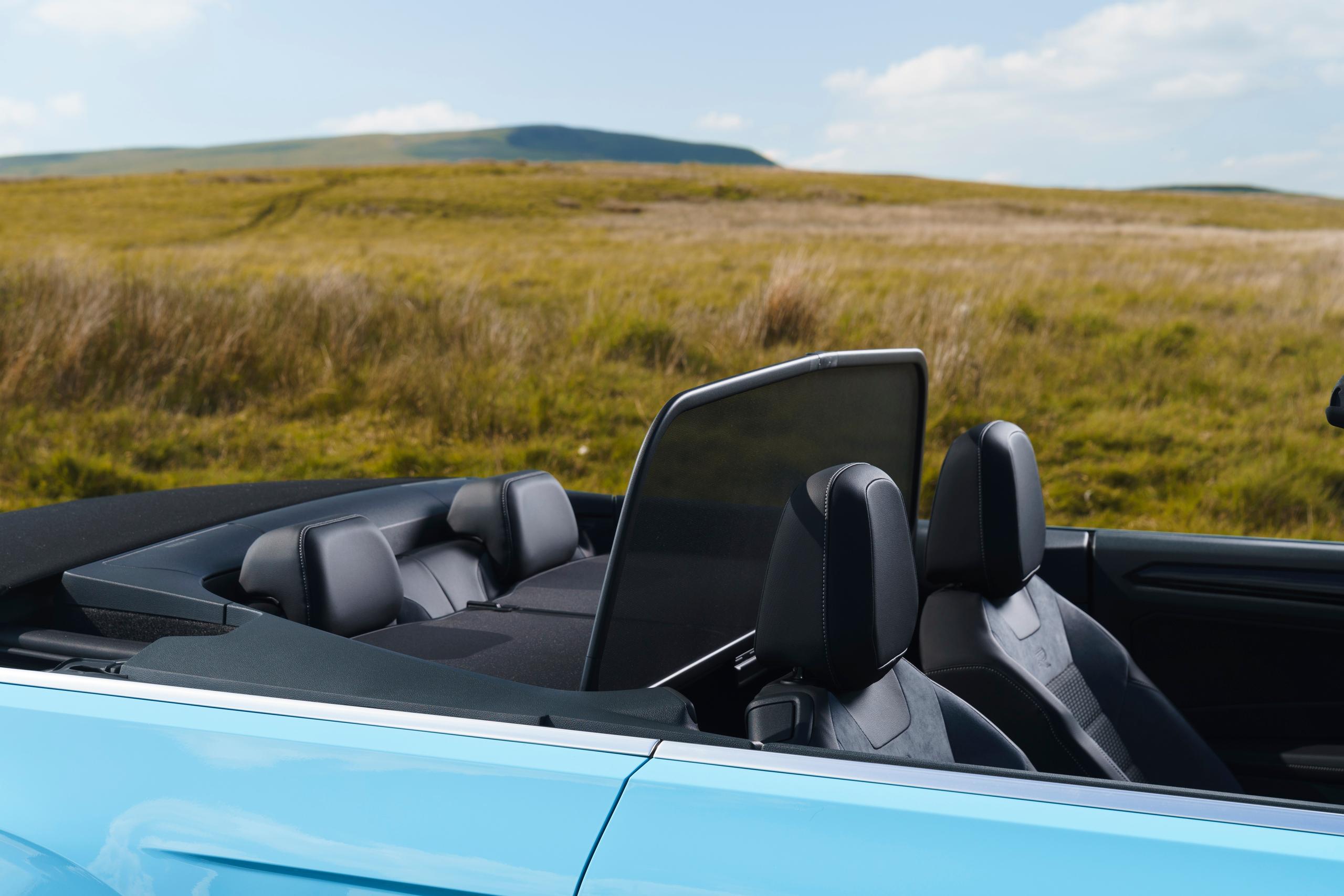 Volkswagen T-Roc Cabriolet Side View With Roof Down