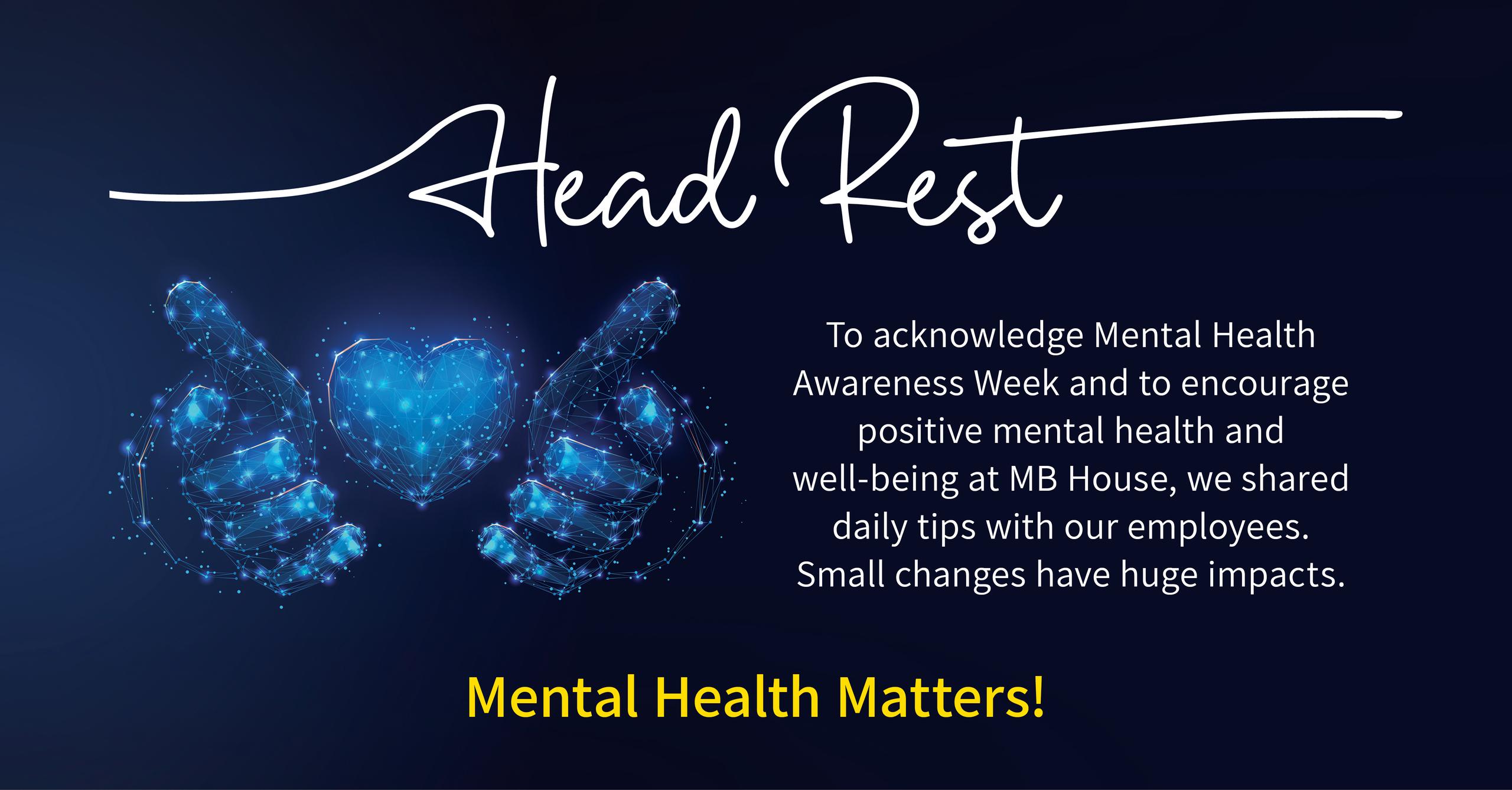 Mental Health Awareness Week May 2021