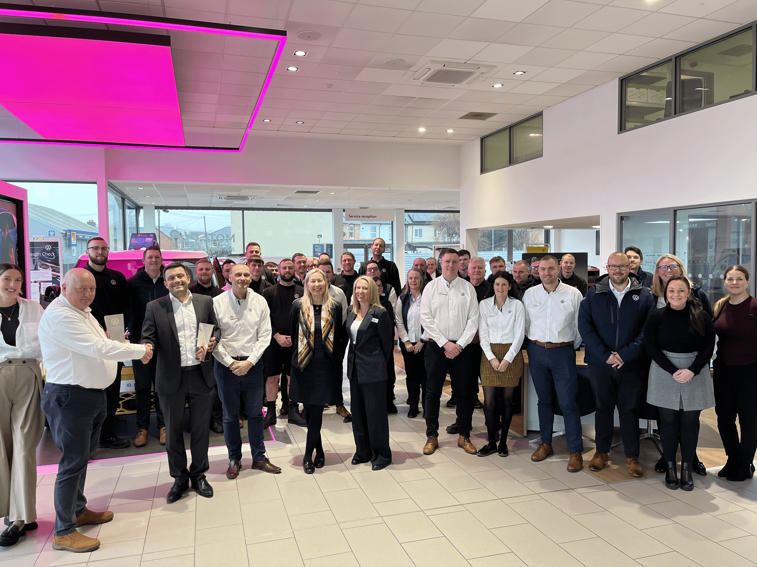 Winners! Murray Volkswagen celebrate a huge success at the 2024 One Business Awards