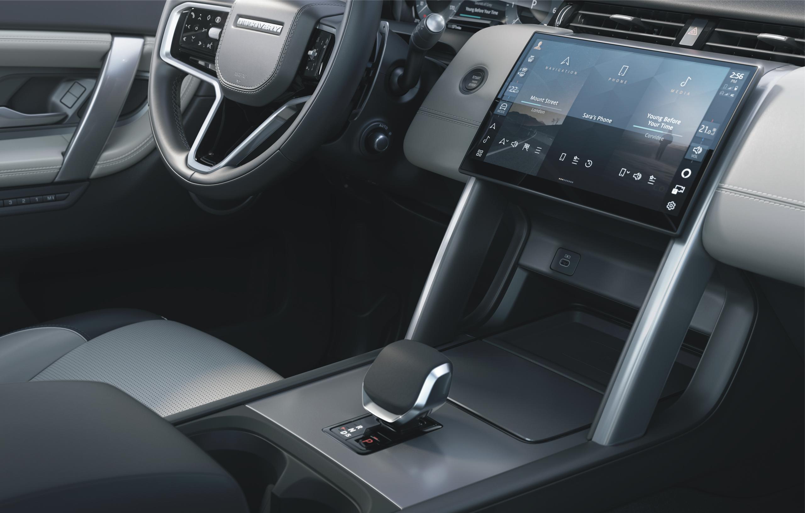 interior of Discovery sport