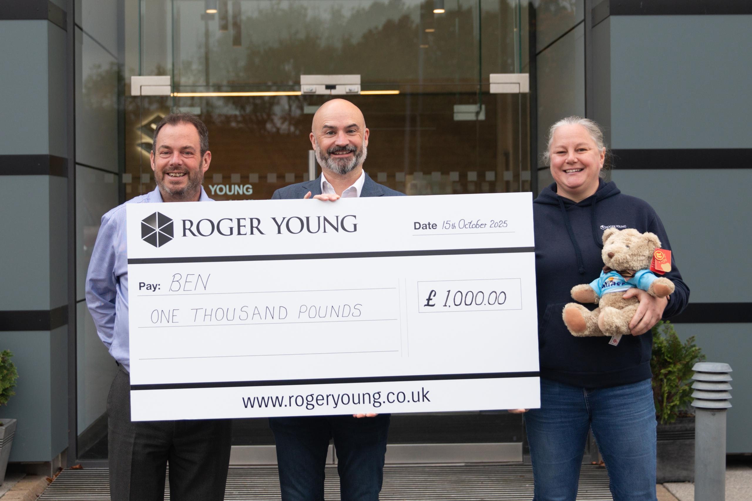 Coming Together for a Great Cause: £1,000 Raised for Ben!