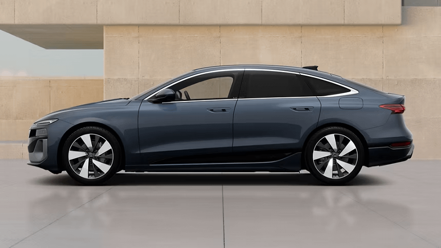 New Audi A6 Sportback E-tron Side View