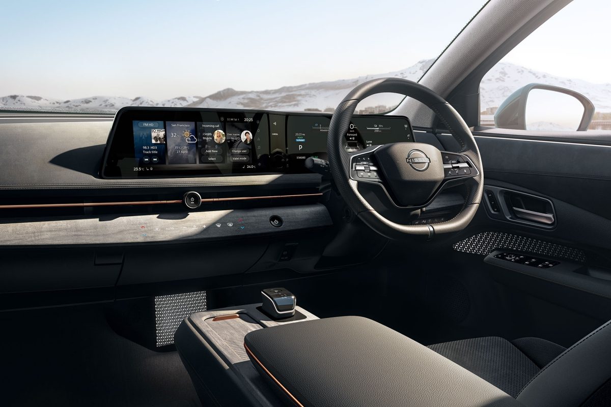 Interior of Nissan ARIYA 