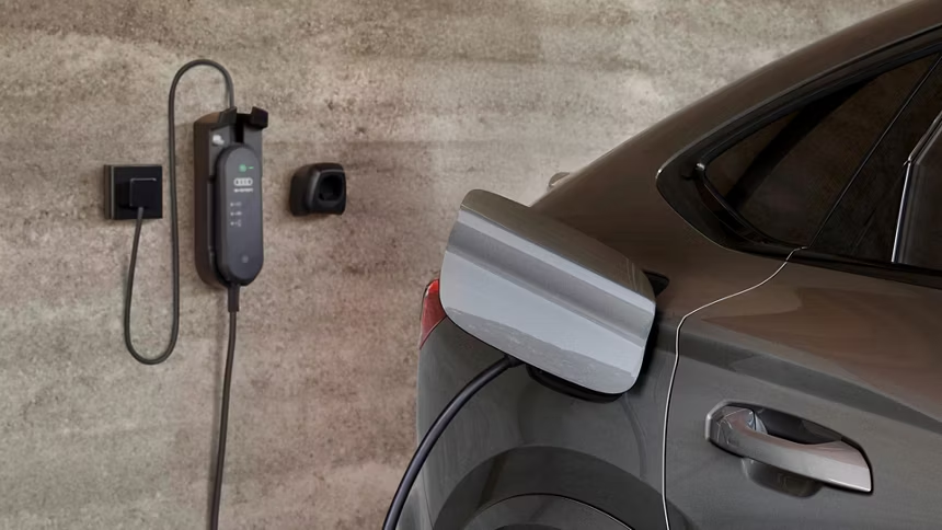 Electric Audi on Charge