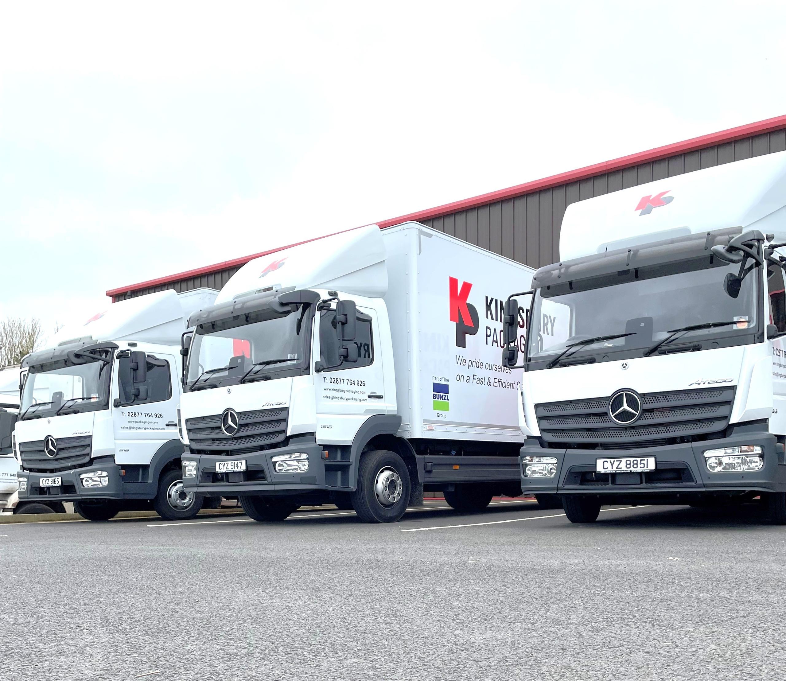 Kingsbury Packaging's New Atego Fleet