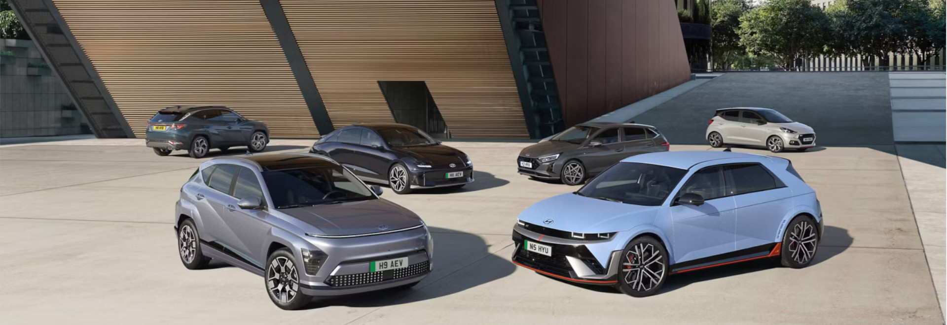 Hyundai range of cars