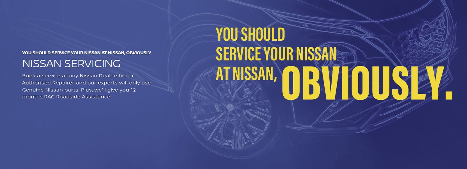 you should service your nissan at nissan