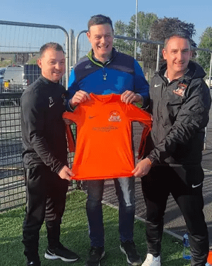 Ballylisk Car Sales Sponsors Tandragee Rovers U11 Team Kit