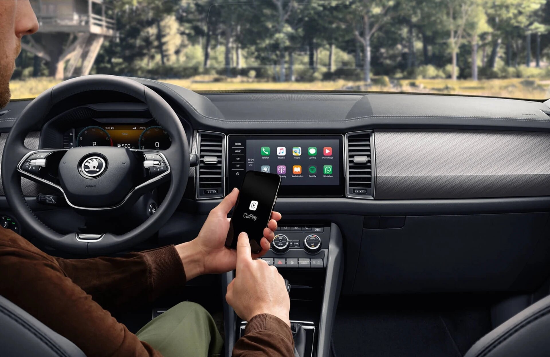 Skoda Kodiaq infotainment system