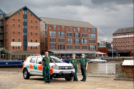 DACIA DUSTER CONTINUES TO BE THE NUMBER ONE CHOICE FOR COMMUNITY FIRST RESPONDERS