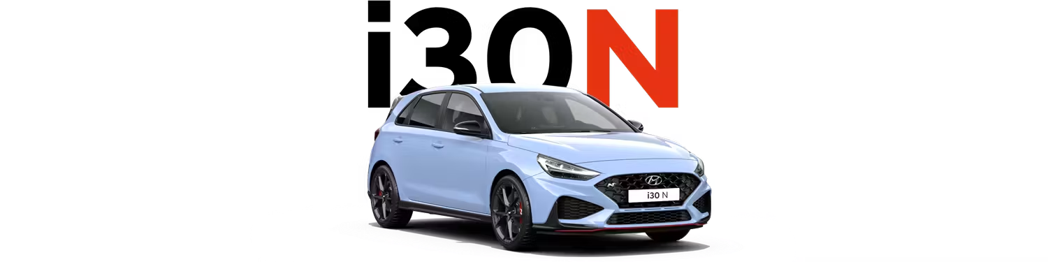Hyundai i30N in blue