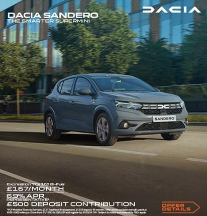 Dacia Sandero Stepway new on Colmenar Automotor, official Dacia dealership:  offers, promotions, and car configurator.