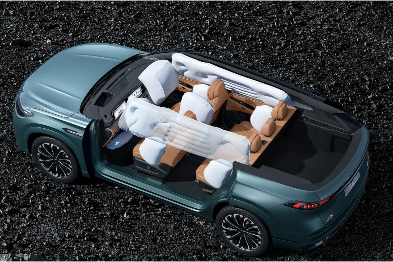 Airbags in a JAECOO 8