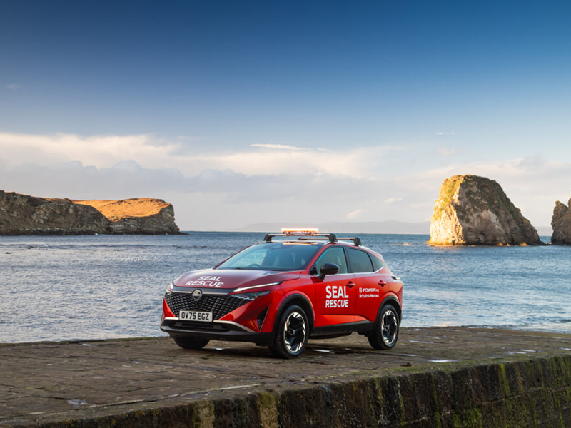 Introducing the seal-mobile – Nissan creates a special Qashqai e‑POWER for marine rescue charity