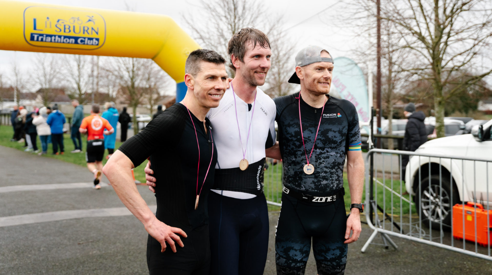 SERE Lisburn Duathlon Male Podium Winners
