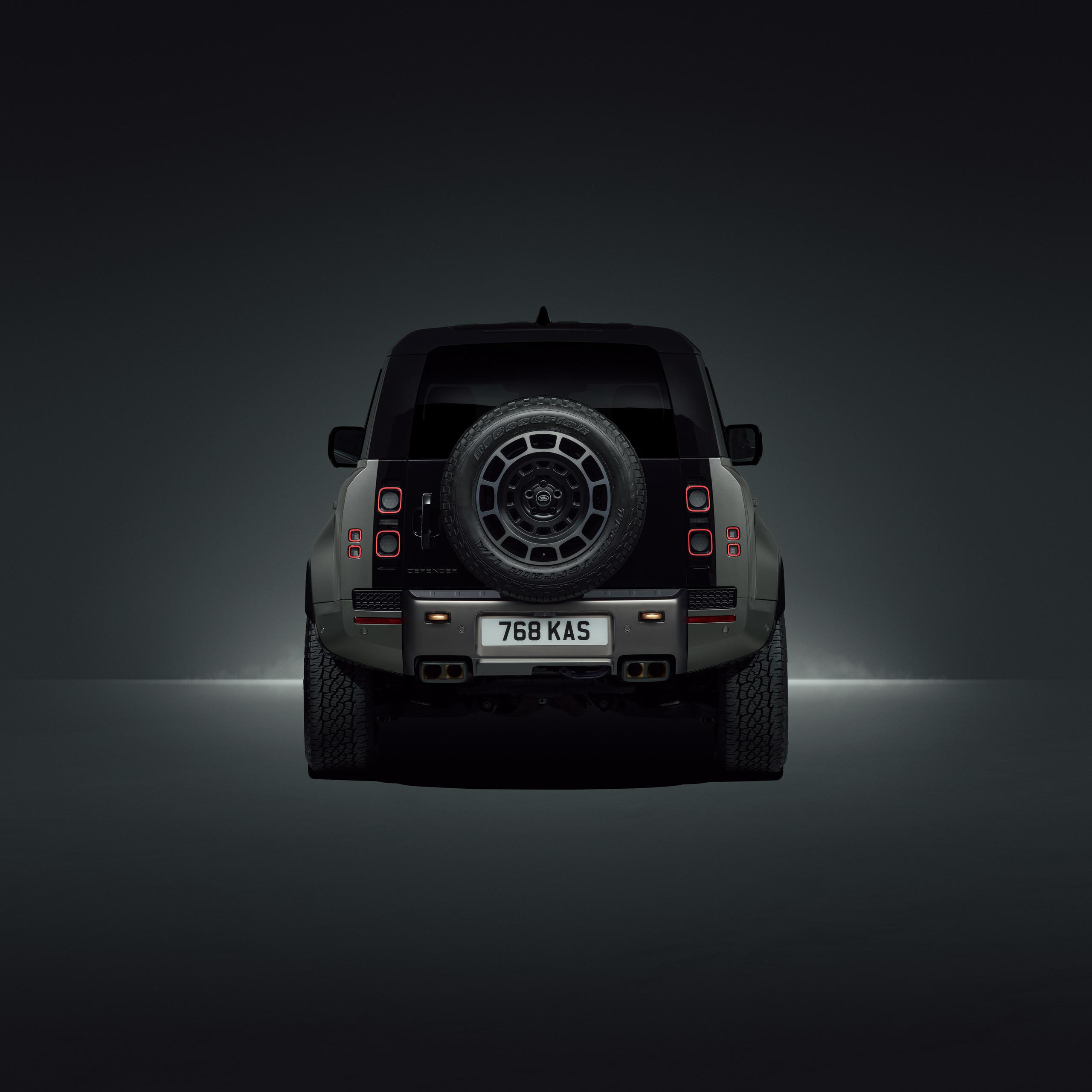 rear of DEFENDER OCTA