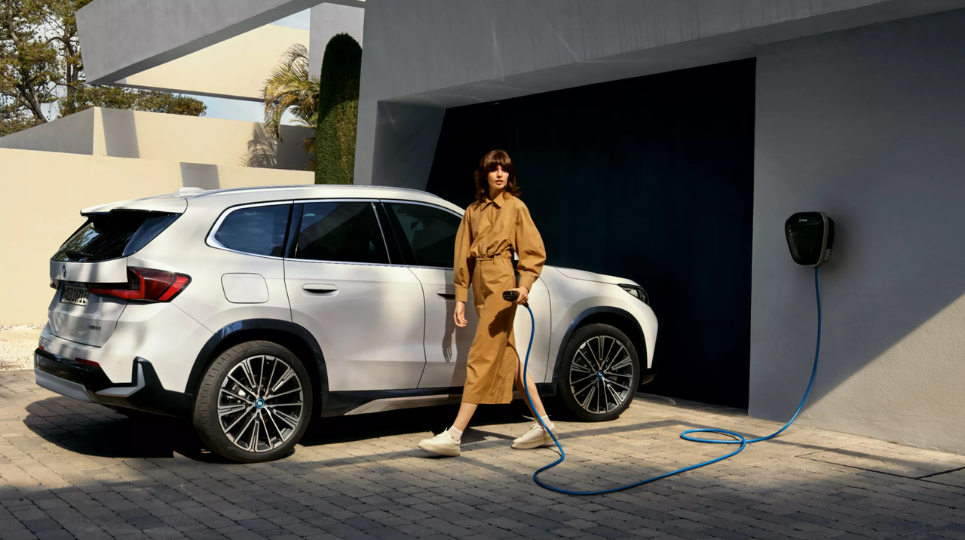 White BMW iX1
