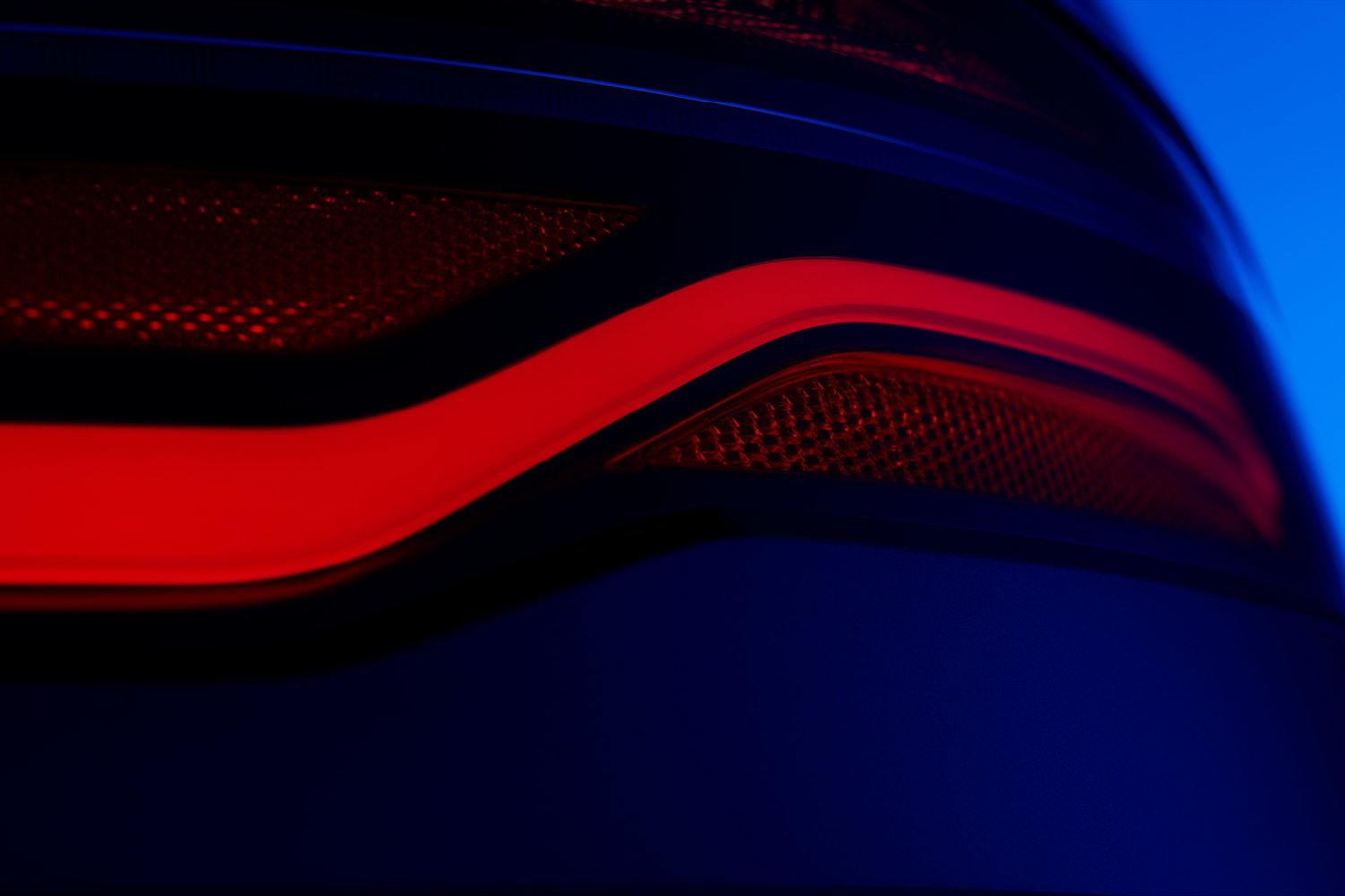 Jaguar Rear Headlights Close Up